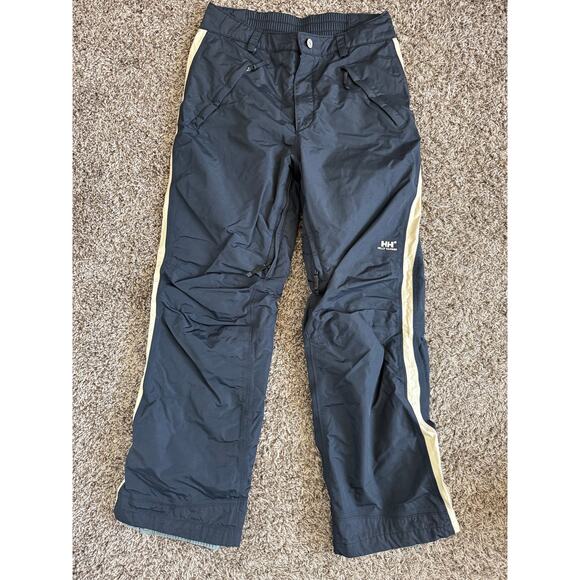 Helly Hansen Tech 5 Snow Pants Skiing Sz Medium Men Black Snowboarding Insulated - Picture 1 of 10